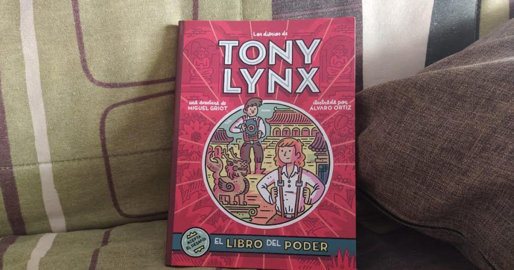tony lynx el libro del poder, libro de aventuras para niños