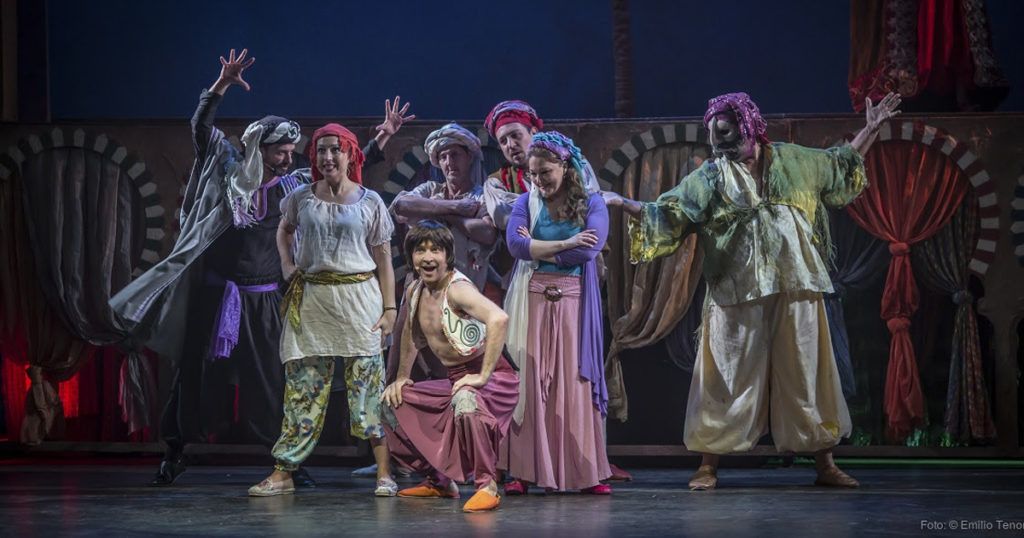 el musical de aladino en el teatro san pol