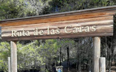 Ruta de las caras con niños. Museo al aire libre para visitar en familia