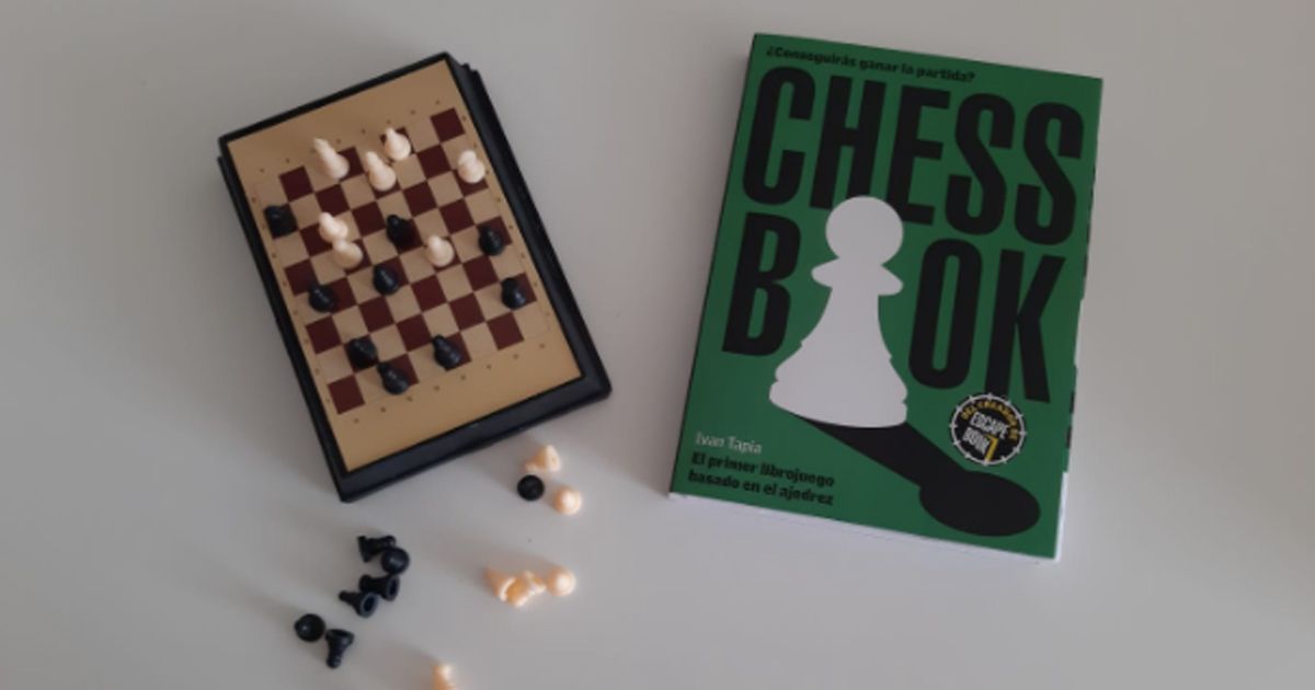 Especificidad Monica cobertura Chess Book'. El primer librojuego basado en el ajedrez