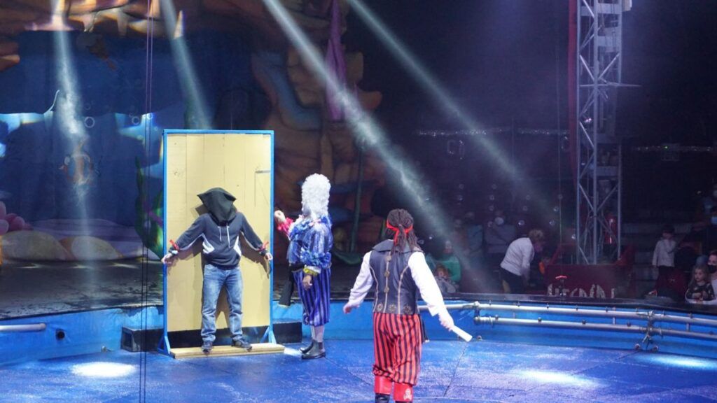 el circo del agua para los niños