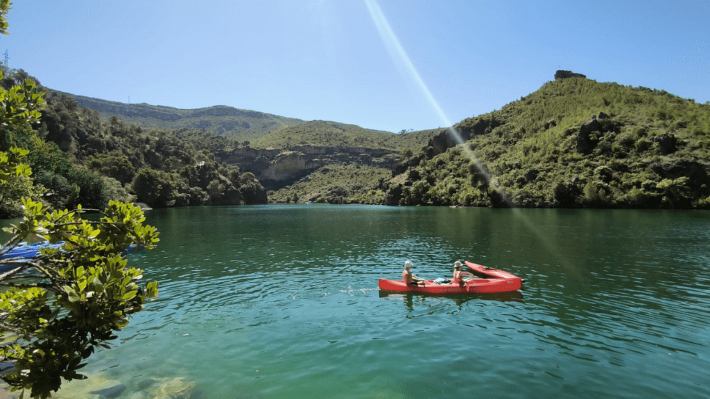 rutas en kayak al aire libre