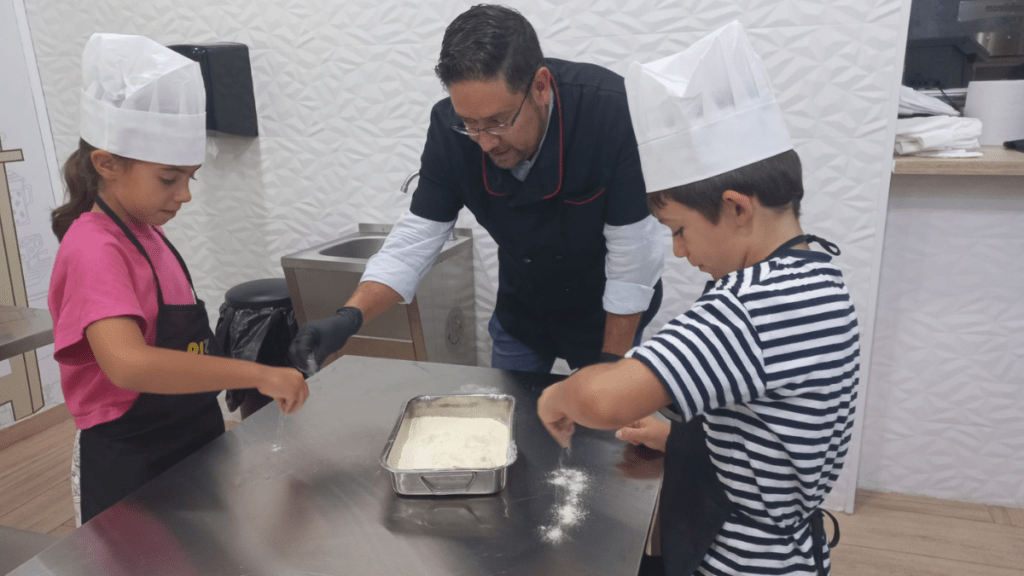 taller de cocina con niños