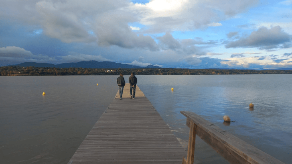 zona de baño en el embalse de cazalegas